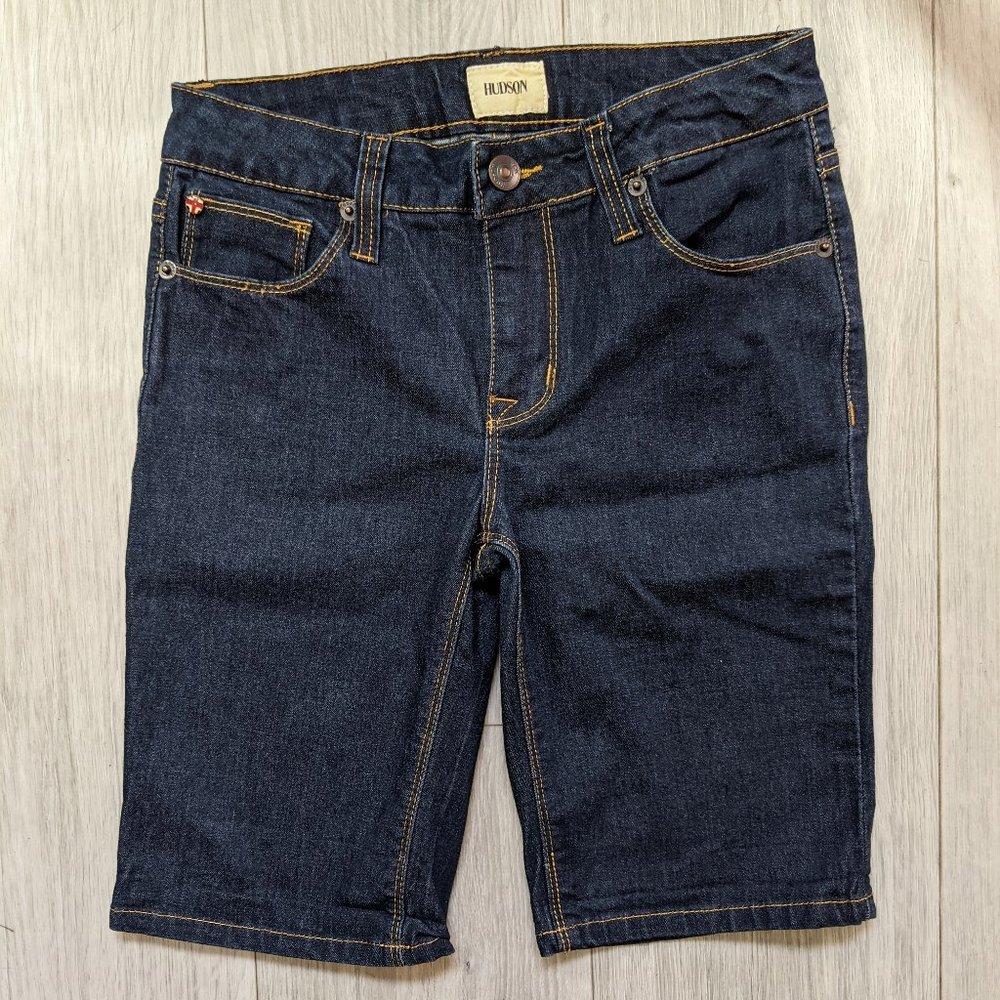Hudson Dark Wash Kids Jean Short 16